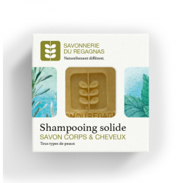 Shampooing solide corps et cheveux rhassoul menthe 100 g