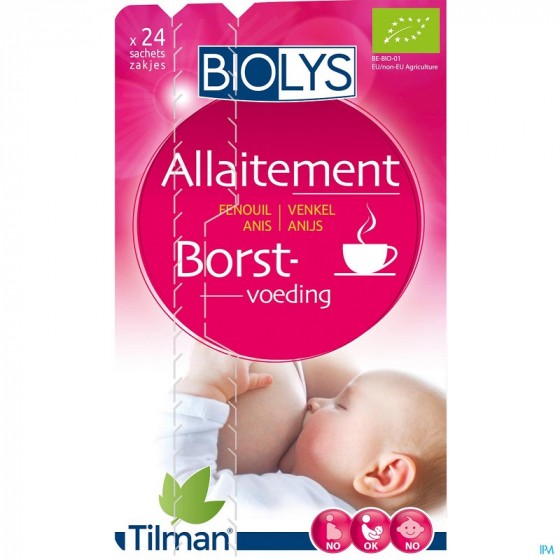 Tisane d'allaitement BIO - Fenouil et anis - 24 sachets
