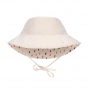 Chapeau de soleil réversible - Strokes offwhite & multicolor