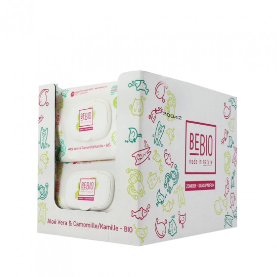 Lingettes écologiques pour bébé - sans parfum - Formulation bio - 8X72 lingettes Lingettes écologiques pour bébé - sans parfum - Formulation bio - 8X72 lingettes