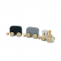 Plan Toys - Décoration d'anniversaire en bois - Celebration Train