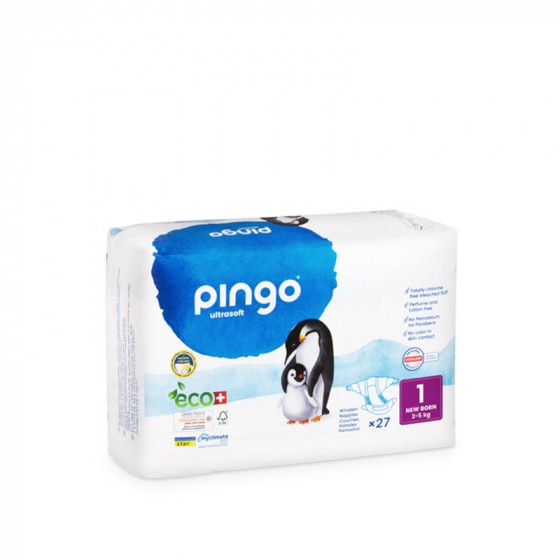 Couches / langes écologiques T1 nouveau-né 2-5kg