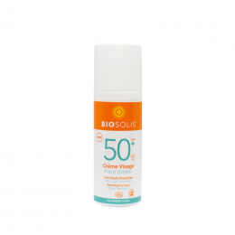 Crème solaire BIO SPF 50+ visage - Biosolis