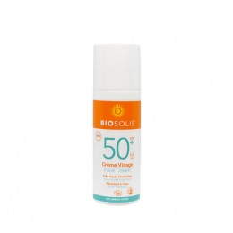 Crème solaire BIO SPF 50+ visage - Biosolis