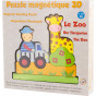Puzzle magnétique 3D "le zoo" - à partir de 10 mois