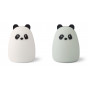 Set de 2 Veilleuses Callie - Panda panda creme de la creme & dove blue