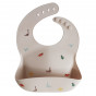Bavoir en silicone - Dino