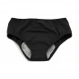 Menstruele onderbroek met hoge taille zwart