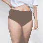 Menstruele onderbroek met hoge taille zwart