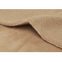 Deken Wieg Basic Knit - Biscuit & Fleece - 75 x 100 cm