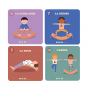 Balansbord en Yogakaarten + gratis zakje