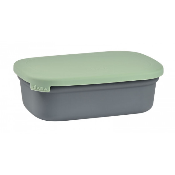 Keramische lunch box met siliconen hoes Sage Groen