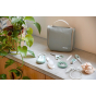 Toiletzak met 9 accessoires green blue