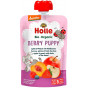 Berry Puppy - Appel, perzik en wilde bessen fles - 100g - Holle