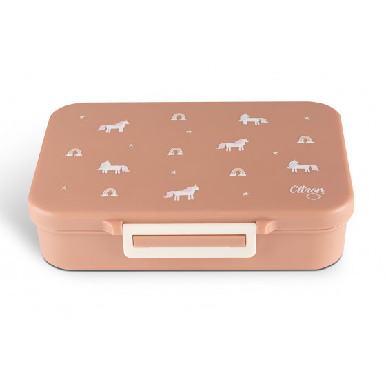 Tritan Lunchbox - Blush pink unicorn - Citron