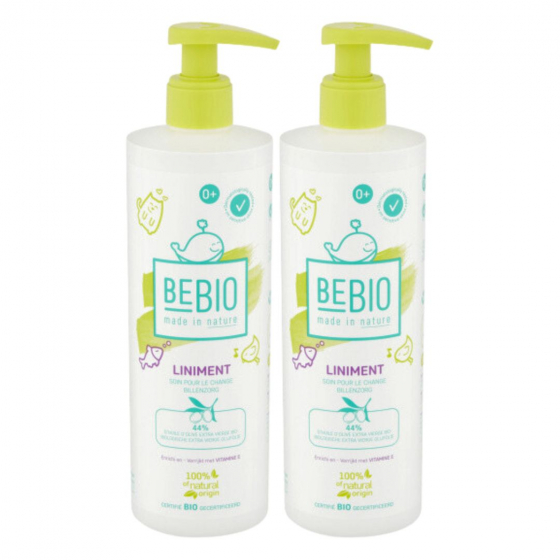 Liniment bébé - nettoyant et soin pour le change 2X400ml