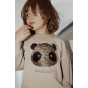 Lou pailletten sweat shirt - Oxford Tan - 9-10Y - Konges Sløjd A/S