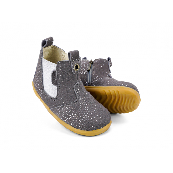 Schoenen Bobux Step Up - Jodhpur Charcoal Starburst