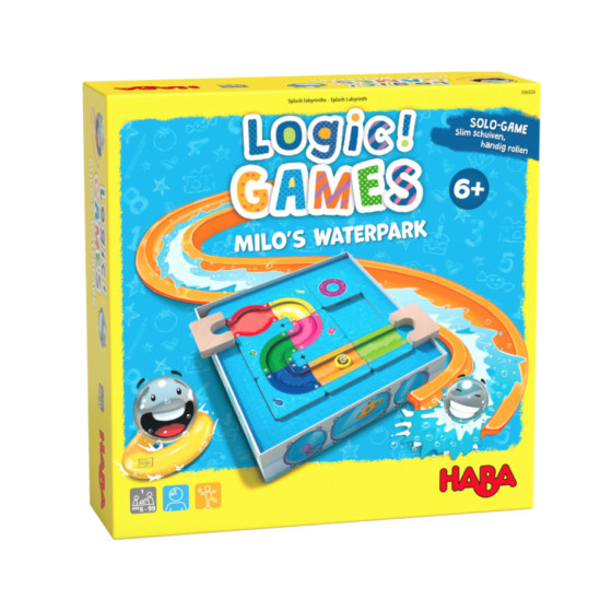 Haba - Logic Games - Solo bordspel Milo's waterpark - Nederlandse versie