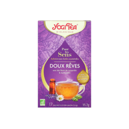 Kruidenthee - Voor de zintuigen - Sweet dreams - 17 zakjes - Yogi tea