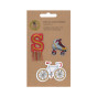 Stick-on textielstickers - Bike