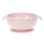 Roze siliconen bowl met zuignap