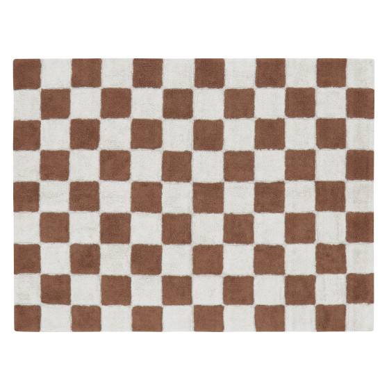 Wasbaar tapijt Kitchen Tiles - Toffee - 120x160