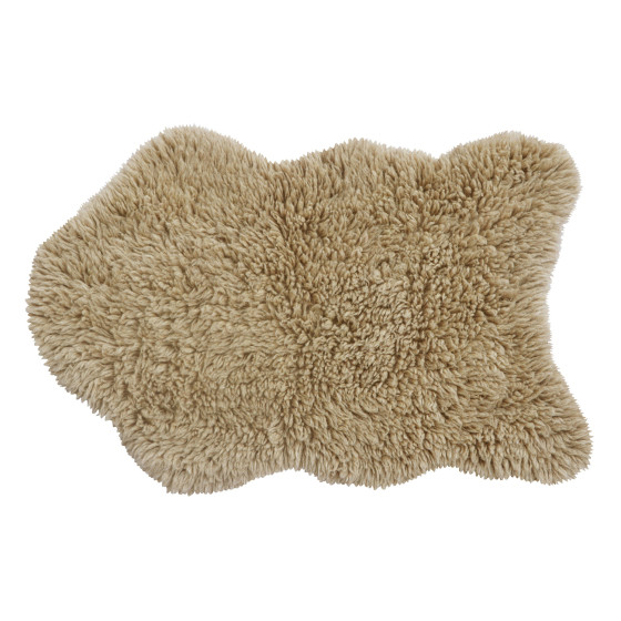 Wasbaar wollen tapijt Woolly - Sheep Beige - Woolable collectie