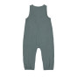 Jumpsuit in mousseline GOTS petrolgroen