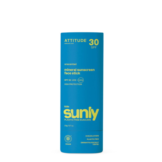 Sunly Sun Stick Kids Gezicht - Geurvrij - SPF 30 - Attitude