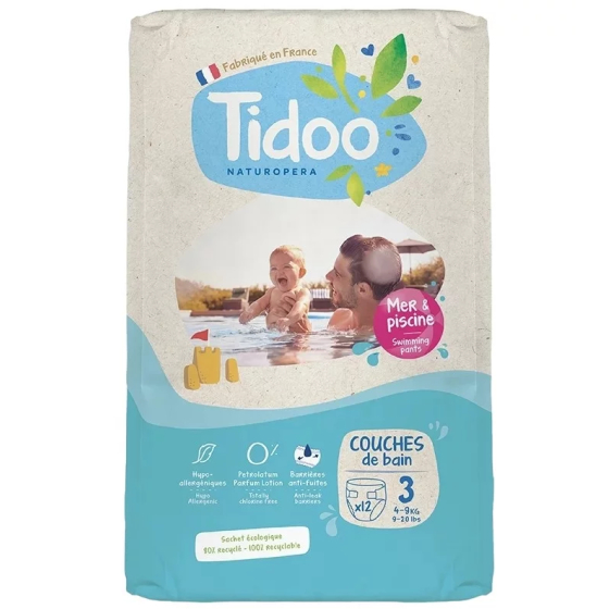 Eco zwemluier 4 tot 9 kg - Tidoo