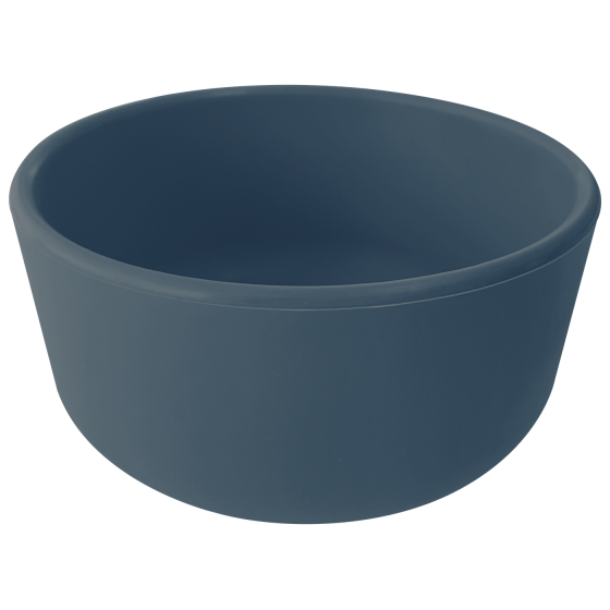 Siliconen kom Basics - Deep Blue Siliconen kom Basics - Deep Blue