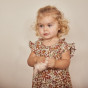 Pyjama Dress Flower Bois de Rose - 2 jaar