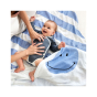 Set van 2 XL 120 x 120 cm luiers Happy Rascals - Smile hemelsblauw - Laessig