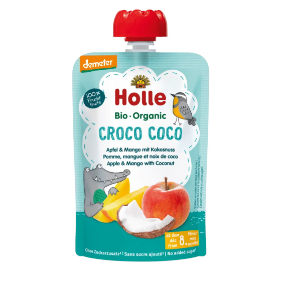 Croco Coco - Appel, mango en kokospompoen - 100g - Holle