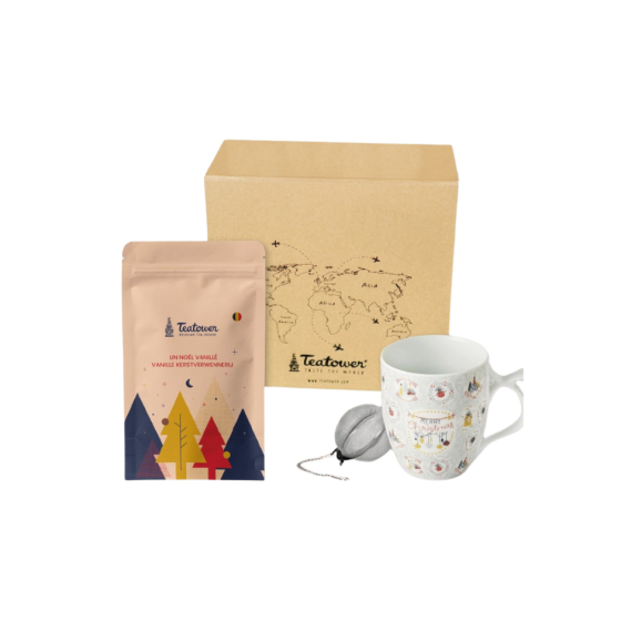 Coffret un noël vanillé une infusion, une tasse et un infuseur - Teatower