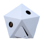 Paperpod - Witte kartonnen capsule