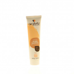 Witte klei gezichtsmasker in tube - 100 gr