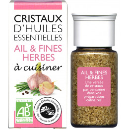 Essentiële olie kristallen - Culinair - Look & fijne kruiden - 10g