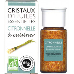 Essentiële olie kristallen - Culinair - Citroengras - 10g