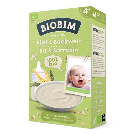 Rijst en boekweit BIO - vanaf 4 maanden Rijst en boekweit BIO - vanaf 4 maanden