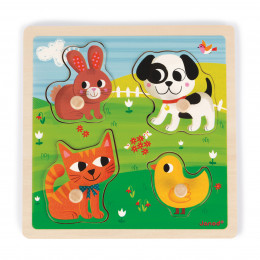 Touch puzzel Mijn eerste dieren - Vanaf 1 jaar