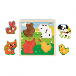 Touch puzzel Mijn eerste dieren - Vanaf 1 jaar