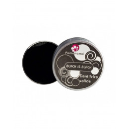 Solide natuurlijke tandpasta - Black is Black - 20 g