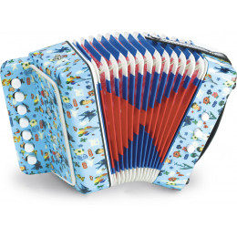 Blauwe accordeon 'Nathalie Lété' - vanaf 3 jaar