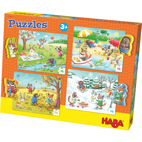 Puzzelset met 4 Puzzels - De seizoenen