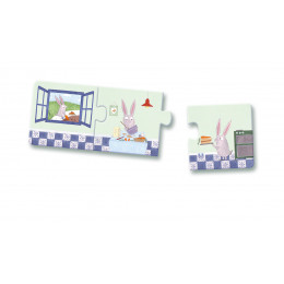 8 Trio Puzzels Met Dieren - Verhaaltjes