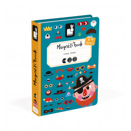 Magneti'book Gekke gezichten jongen vanaf 3 jaar