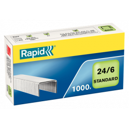 Gegalvaniseerde nietjes Rapid 24/6 - Pack van 1000 !