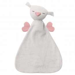 Knuffeltje Hugo - Silver grey/old rose